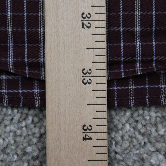 Duluth Wrinklefighter Shirt Men 3XL XXX Red/White Check Relaxed Fit L/S Cotton - Picture 11 of 12